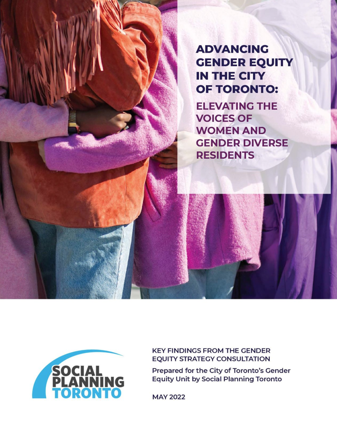 Gender Equity Strategy Report Cover