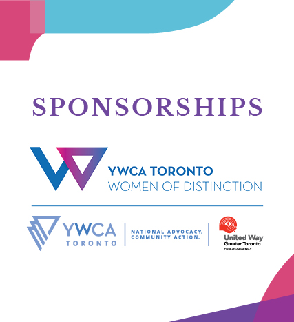 An evening of celebration, inspiration and hope; Women of Distinction logo