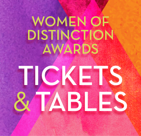 Women of Distinction Awards tickets & tables graphic